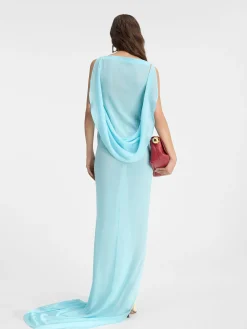 Outlet Jacquemus De Ameno jurk LightTurquoise