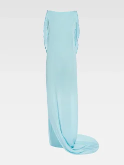 Outlet Jacquemus De Ameno jurk LightTurquoise
