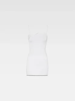 New Jacquemus De Aro mini jurk White