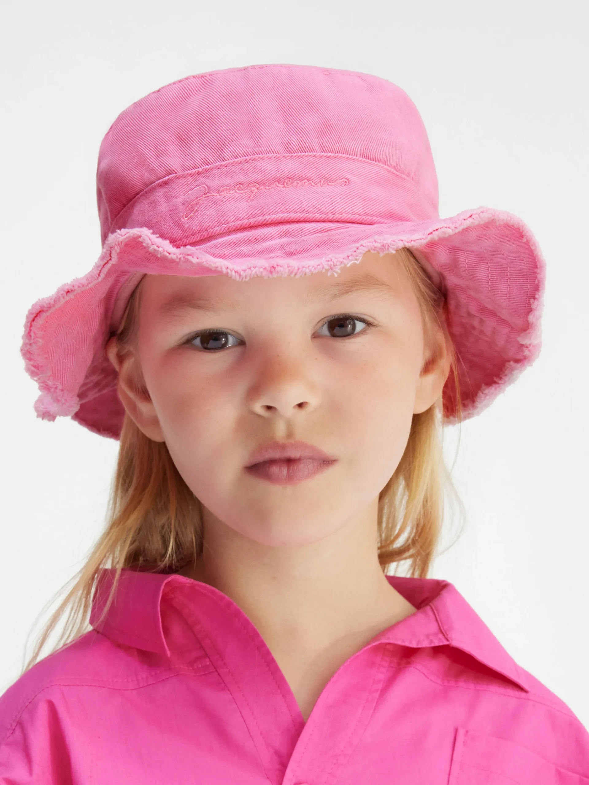 New Jacquemus De Artichaut emmerhoed voor kinderen Pink