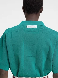 Sale Jacquemus De Bacino polo Turquoise