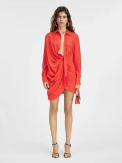 Fashion Jacquemus De Bahia jurk Orange