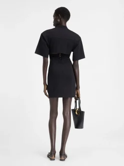 Online Jacquemus De Bahia T-shirtjurk Black