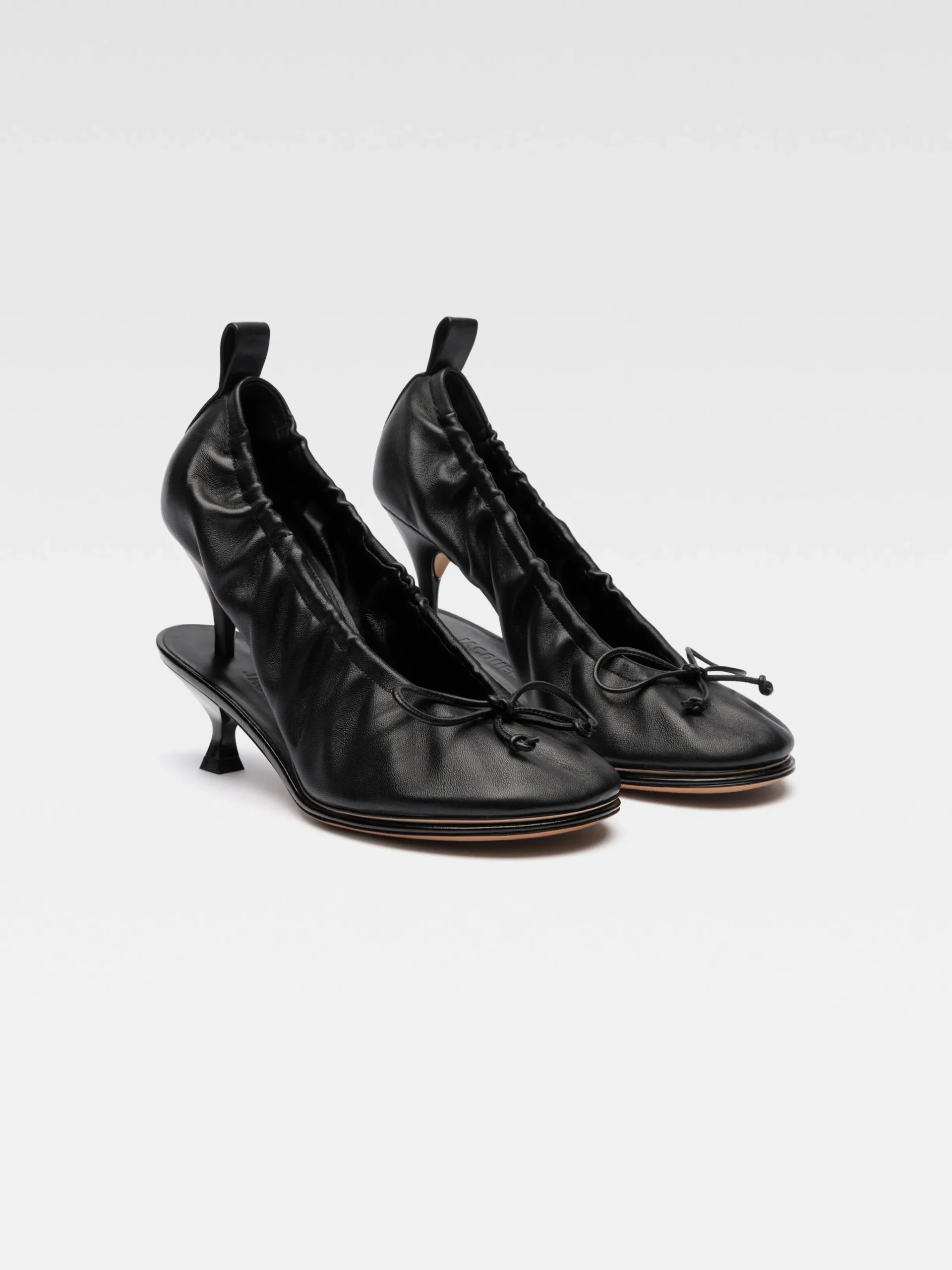 Online Jacquemus De ballerina's met dubbele hak Black