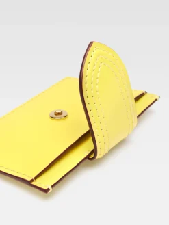 Outlet Jacquemus De Bambino kaarthouder Yellow