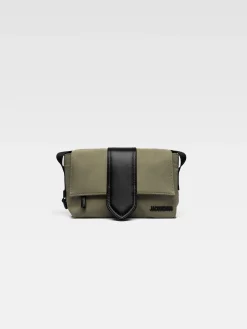 Online Jacquemus De Bambino kleine messenger-tas Khaki
