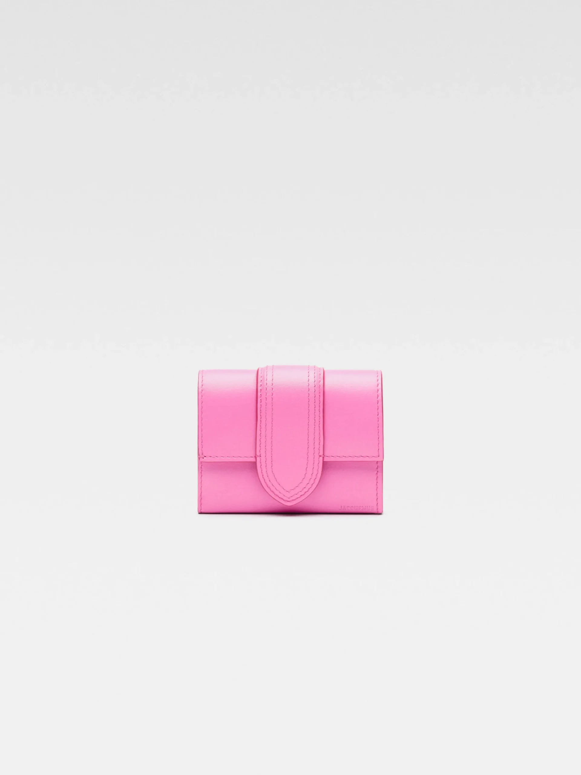 Clearance Jacquemus De Bambino portemonnee NeonPink