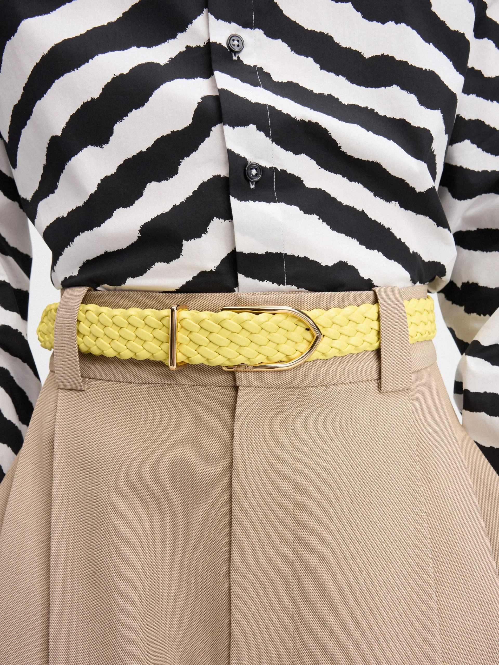 Discount Jacquemus De Bambino riem Yellow