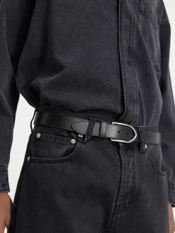 Online Jacquemus De Bambino riem Black/Silver