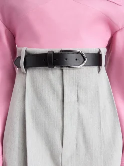 Online Jacquemus De Bambino riem Black/Silver