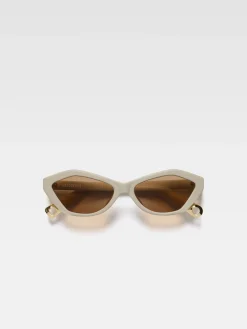Discount Jacquemus De Bambino-zonnebril Beige