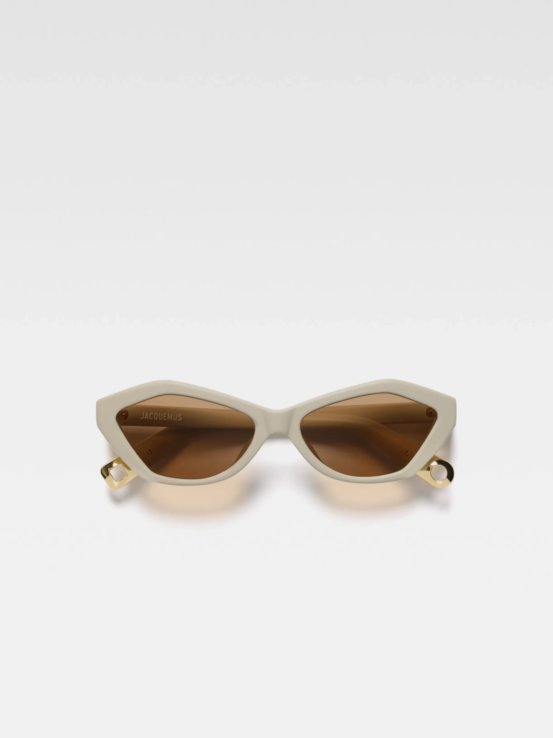Discount Jacquemus De Bambino-zonnebril Beige
