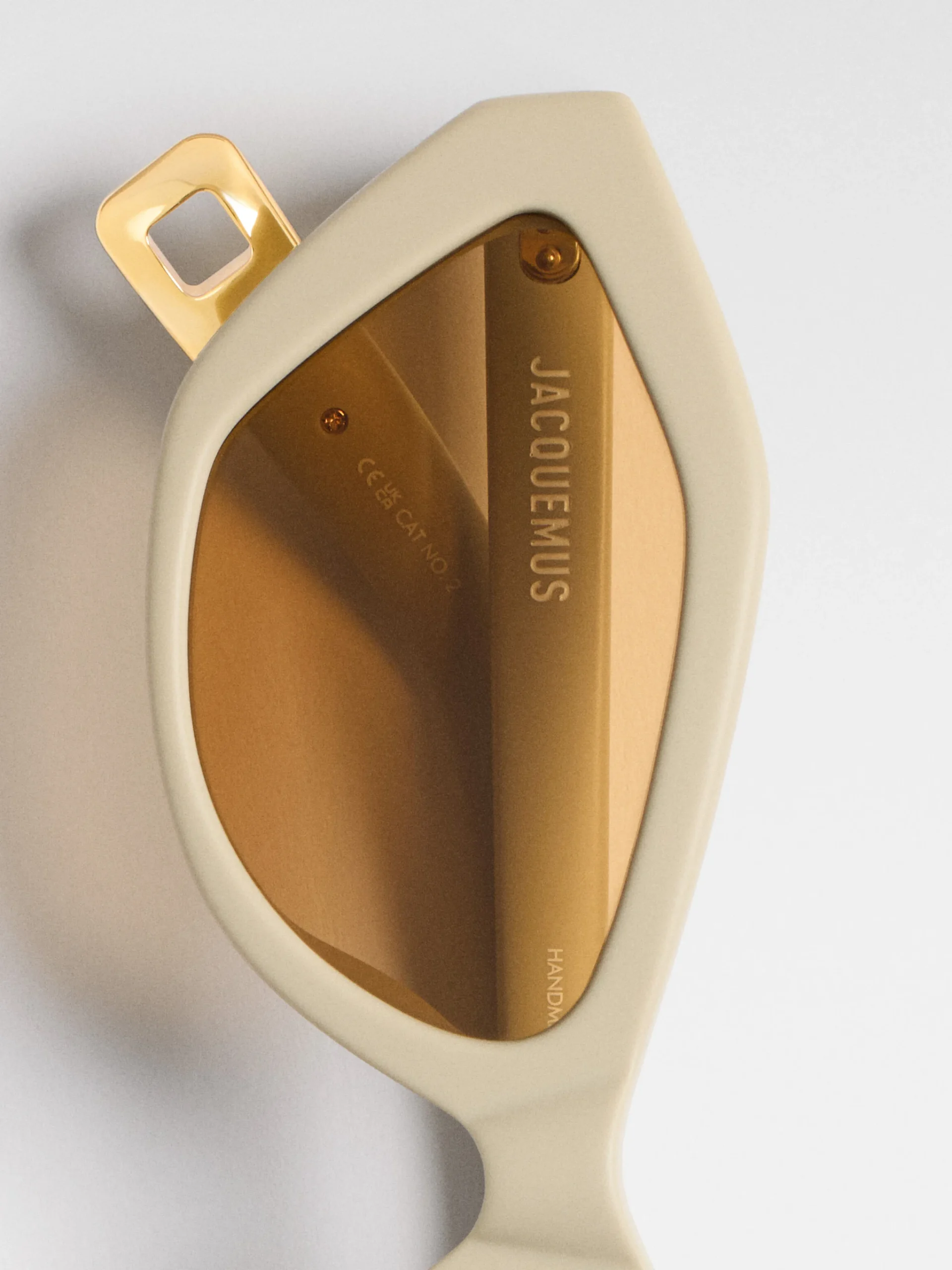 Discount Jacquemus De Bambino-zonnebril Beige