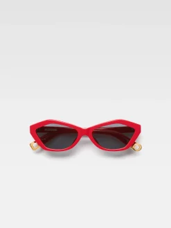 Sale Jacquemus De Bambino zonnebril Red