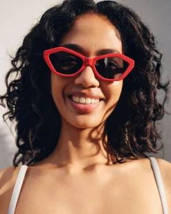 Sale Jacquemus De Bambino zonnebril Red