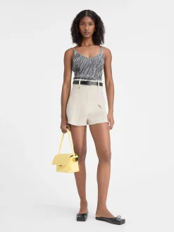 Outlet Jacquemus De Bari korte broek LightBeige