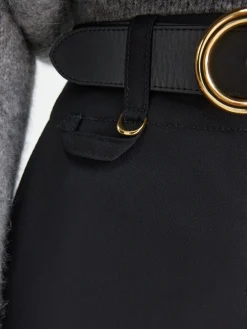 Hot Jacquemus De Bari midi-rok Black