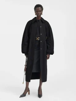 Clearance Jacquemus De Bari trenchcoat Black