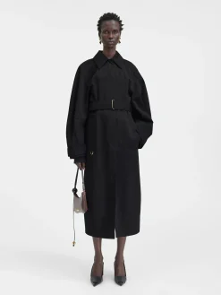 Clearance Jacquemus De Bari trenchcoat Black