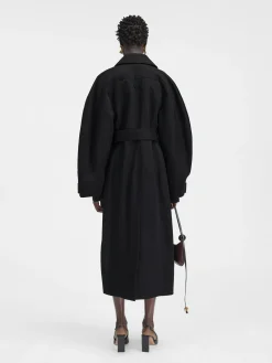 Clearance Jacquemus De Bari trenchcoat Black