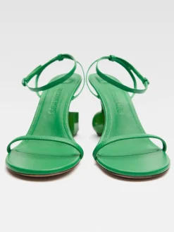 Discount Jacquemus De Bisou sandalen Green