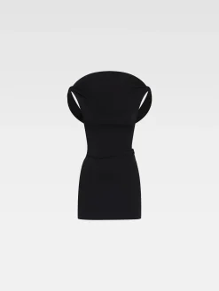 Outlet Jacquemus De Bordo mini jurk Black