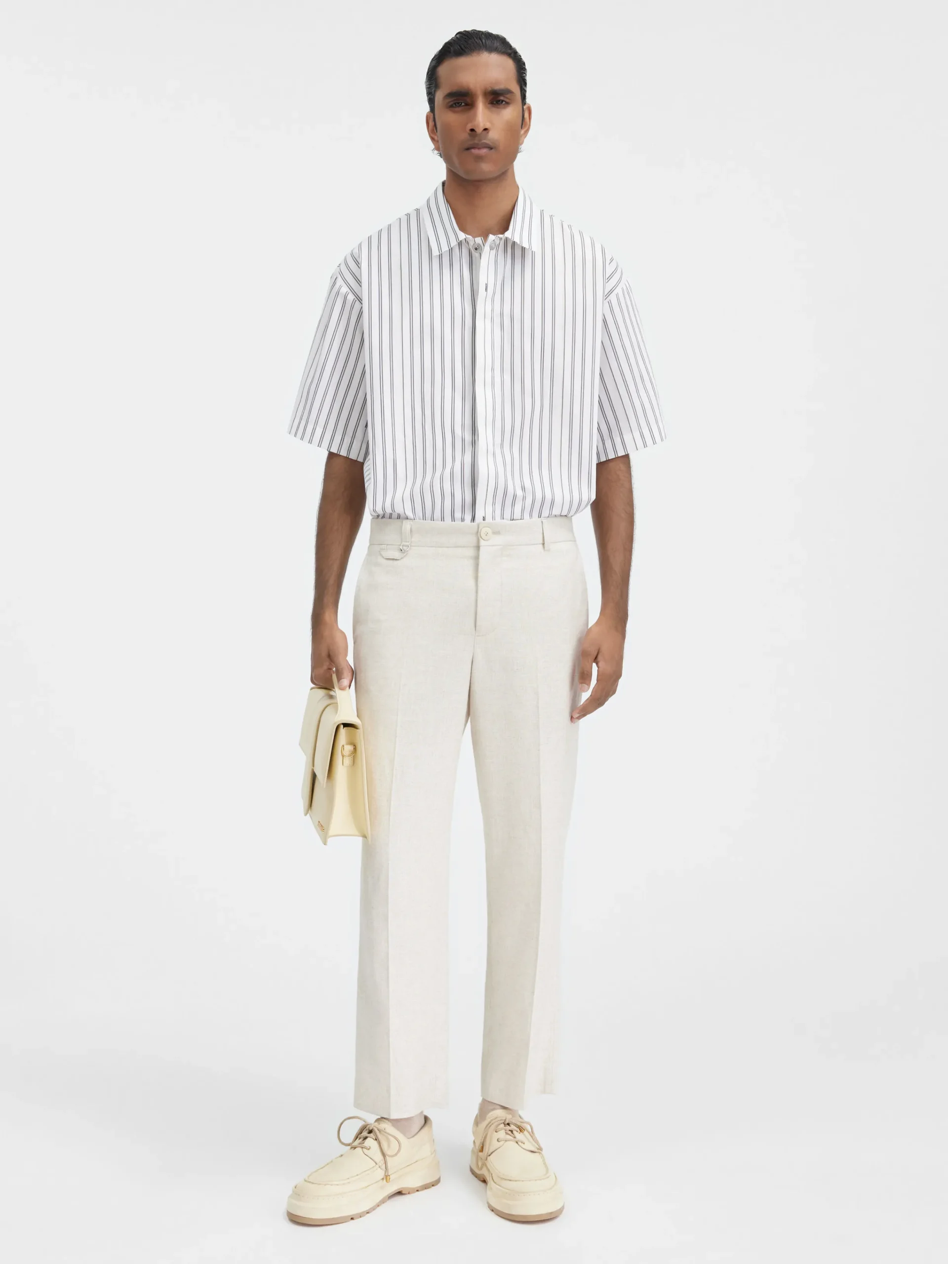 Fashion Jacquemus De Cabri broek LightBeige