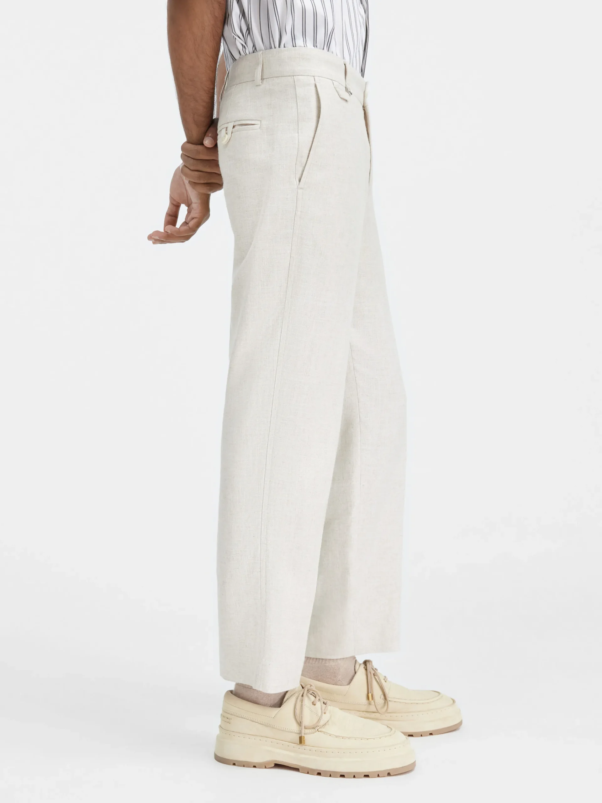 Fashion Jacquemus De Cabri broek LightBeige