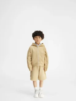 Outlet Jacquemus De Camargue korte broek voor kinderen DarkBeige