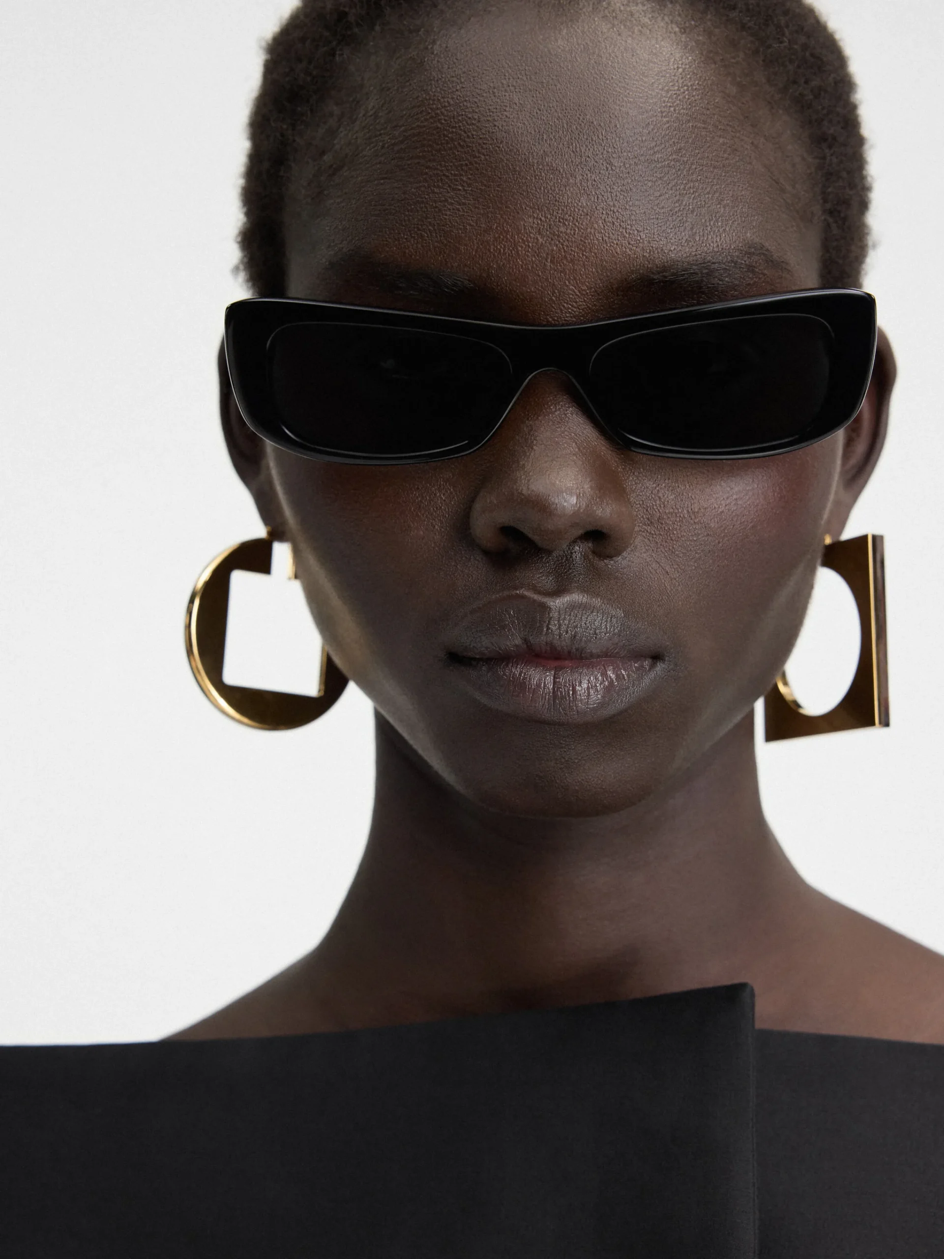 Online Jacquemus De Capri zonnebril Black