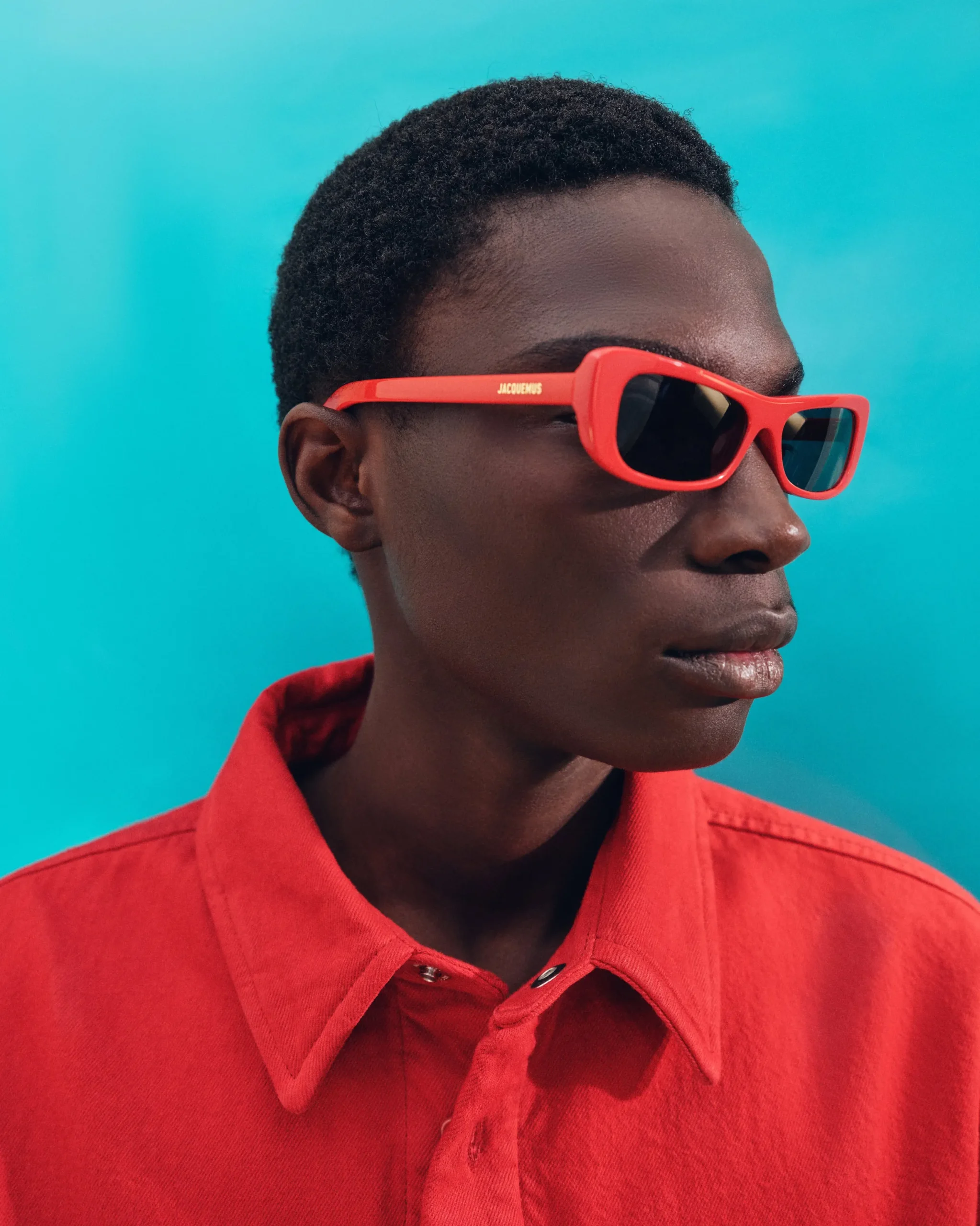 Clearance Jacquemus De Capri zonnebril Red
