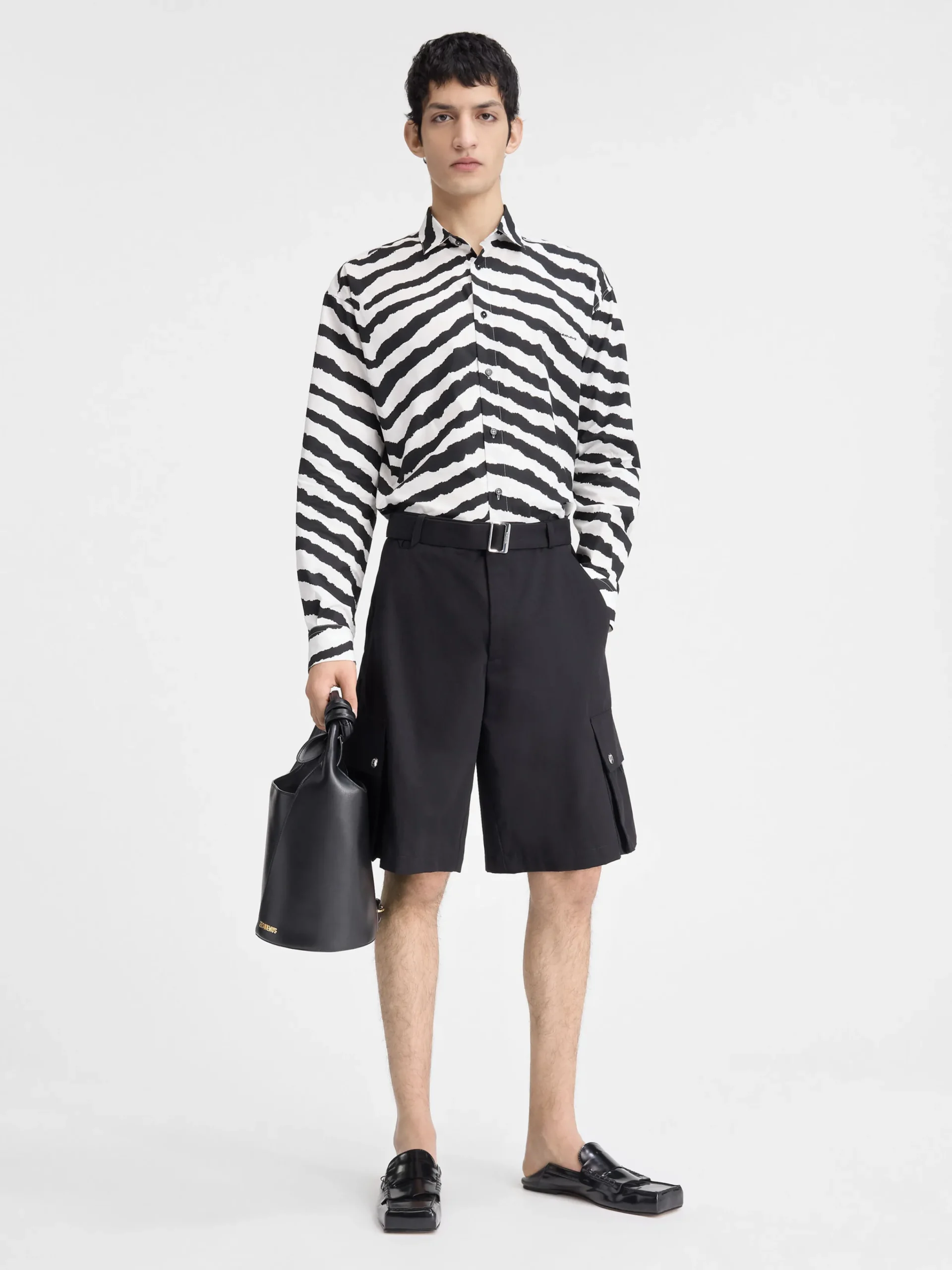 New Jacquemus De cargo bermuda Black