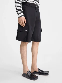 New Jacquemus De cargo bermuda Black