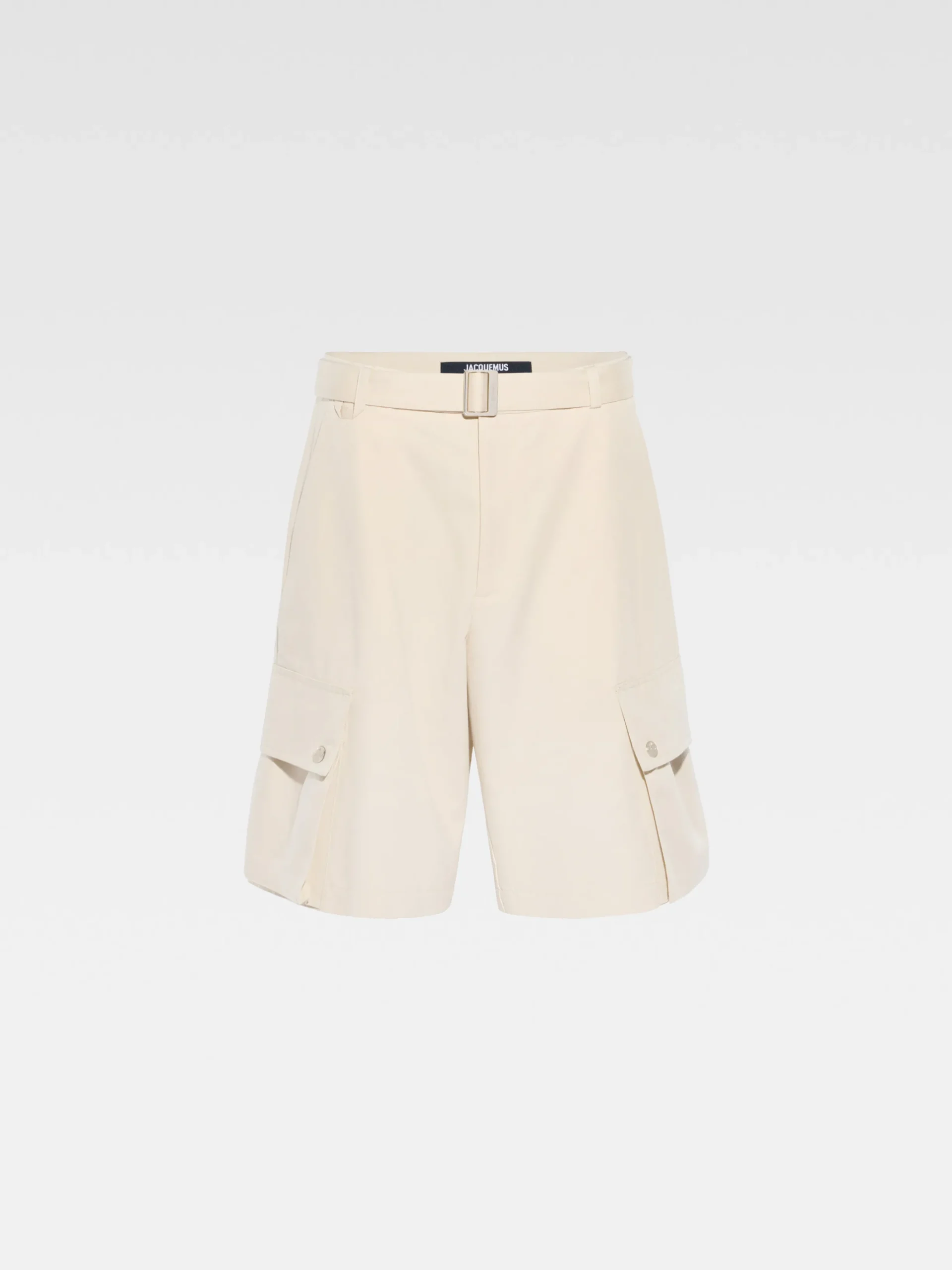 Outlet Jacquemus De cargo bermuda Beige