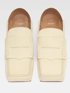 Clearance Jacquemus De Carr&eacute; instappers PaleYellow