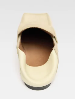 Clearance Jacquemus De Carr&eacute; instappers PaleYellow