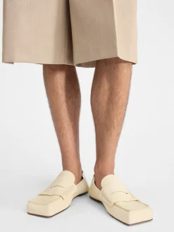 Clearance Jacquemus De Carr&eacute; instappers PaleYellow