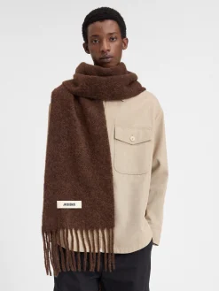 Hot Jacquemus De Carro sjaal Brown