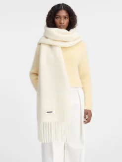 Hot Jacquemus De Carro sjaal Off-White