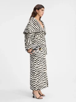 Online Jacquemus De Caruso jas JacquardZebraVelveltBlack