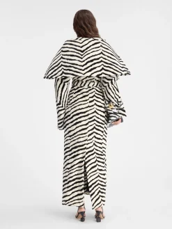 Online Jacquemus De Caruso jas JacquardZebraVelveltBlack