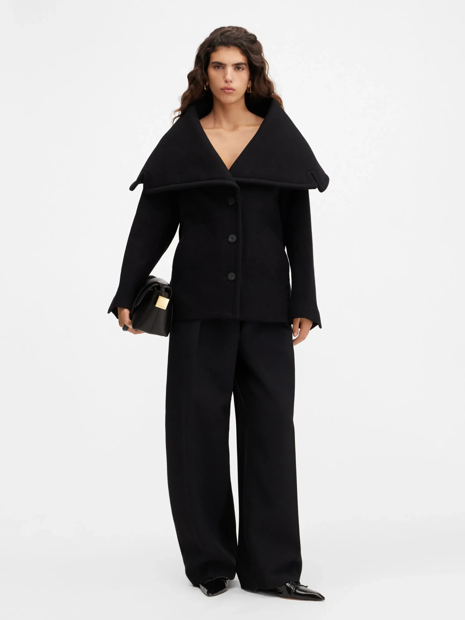Sale Jacquemus De Caruso peacoat Black