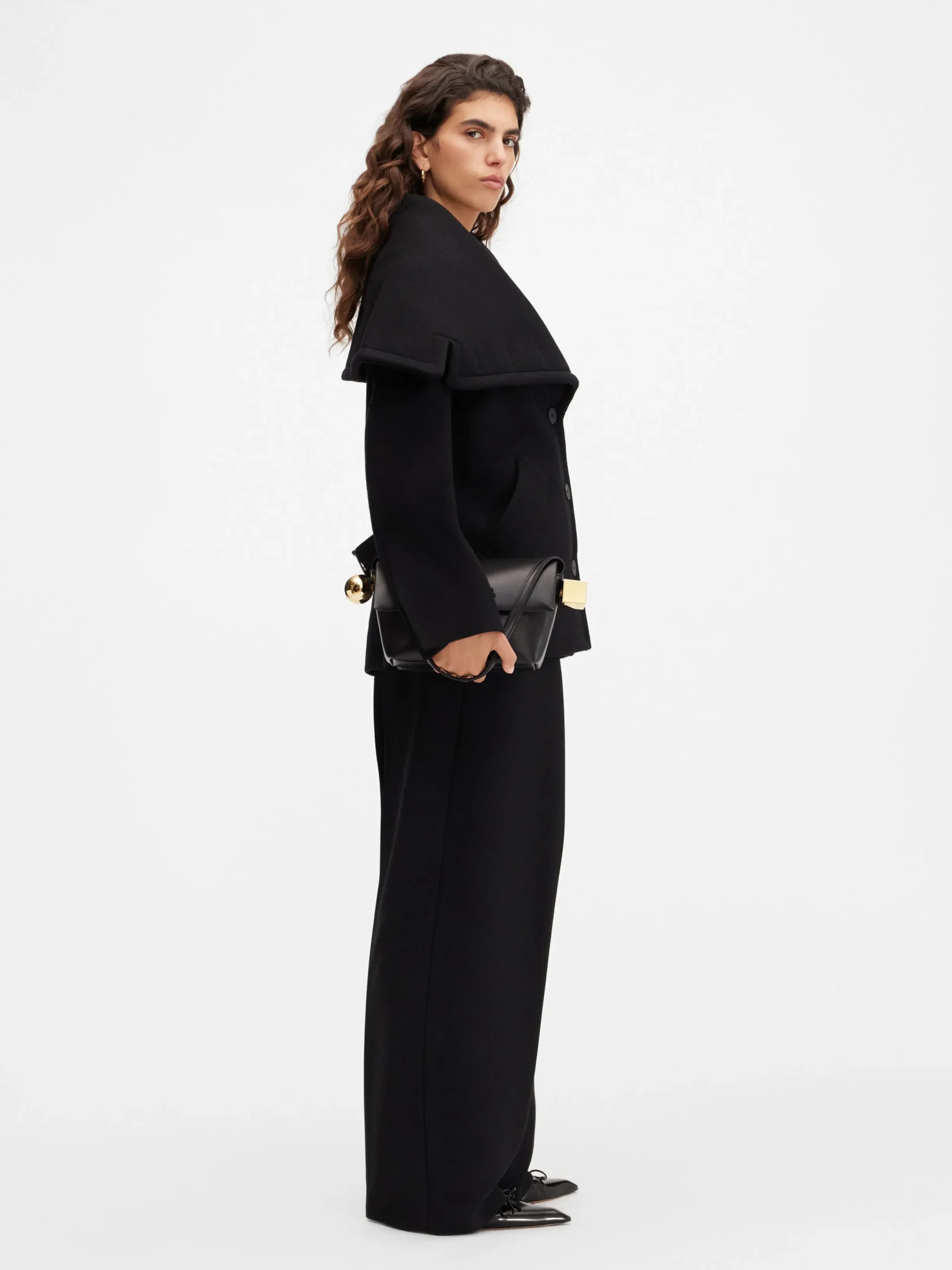 Sale Jacquemus De Caruso peacoat Black