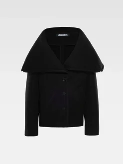 Sale Jacquemus De Caruso peacoat Black