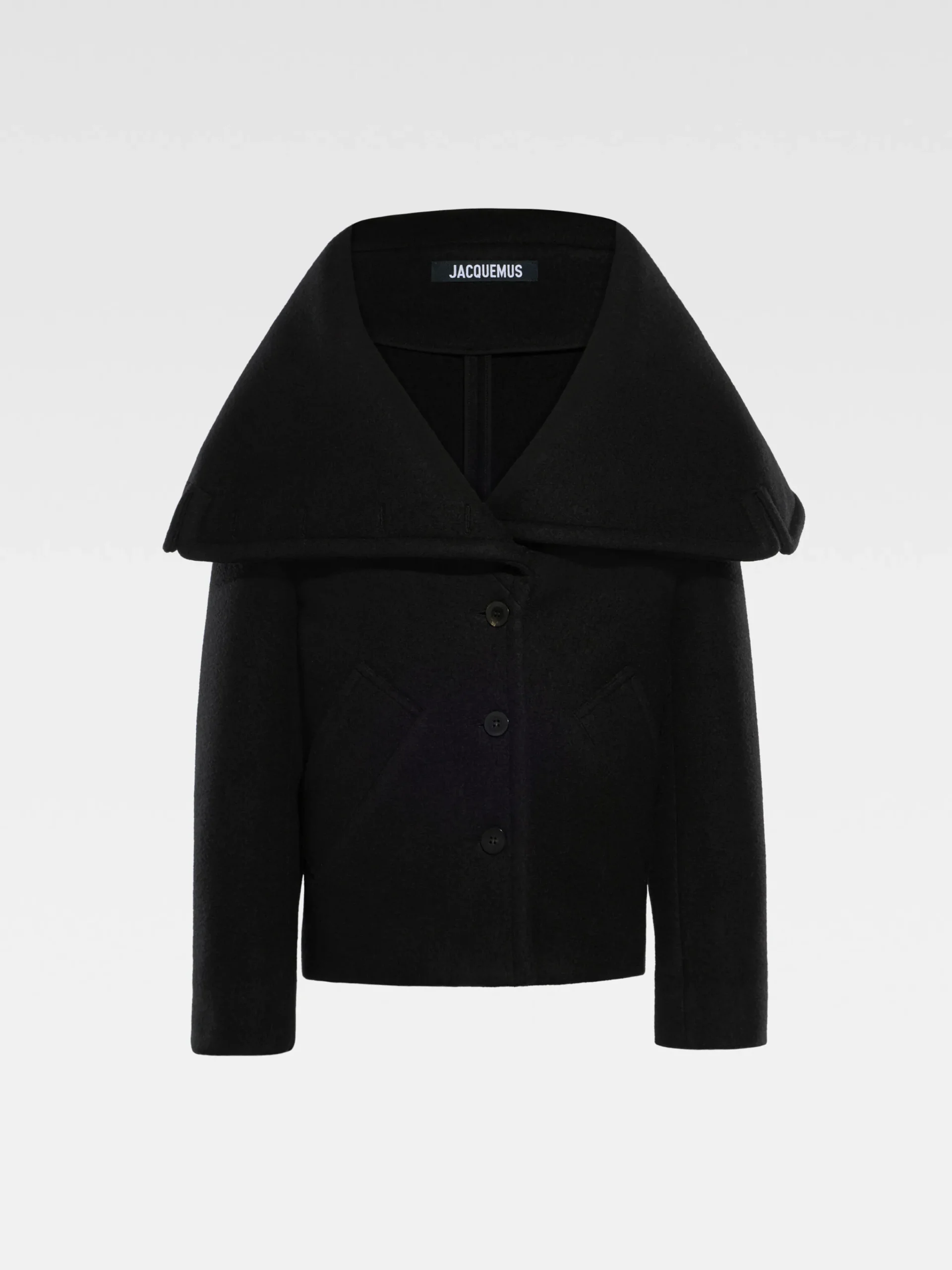 Sale Jacquemus De Caruso peacoat Black