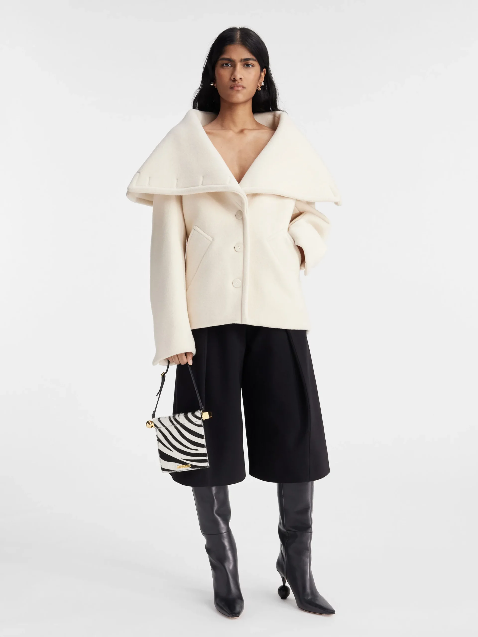 Hot Jacquemus De Caruso peacoat Off-White