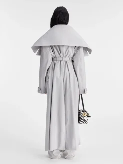 Outlet Jacquemus De Caruso trenchcoat LightGrey
