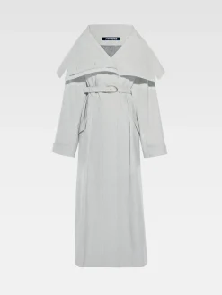 Outlet Jacquemus De Caruso trenchcoat LightGrey