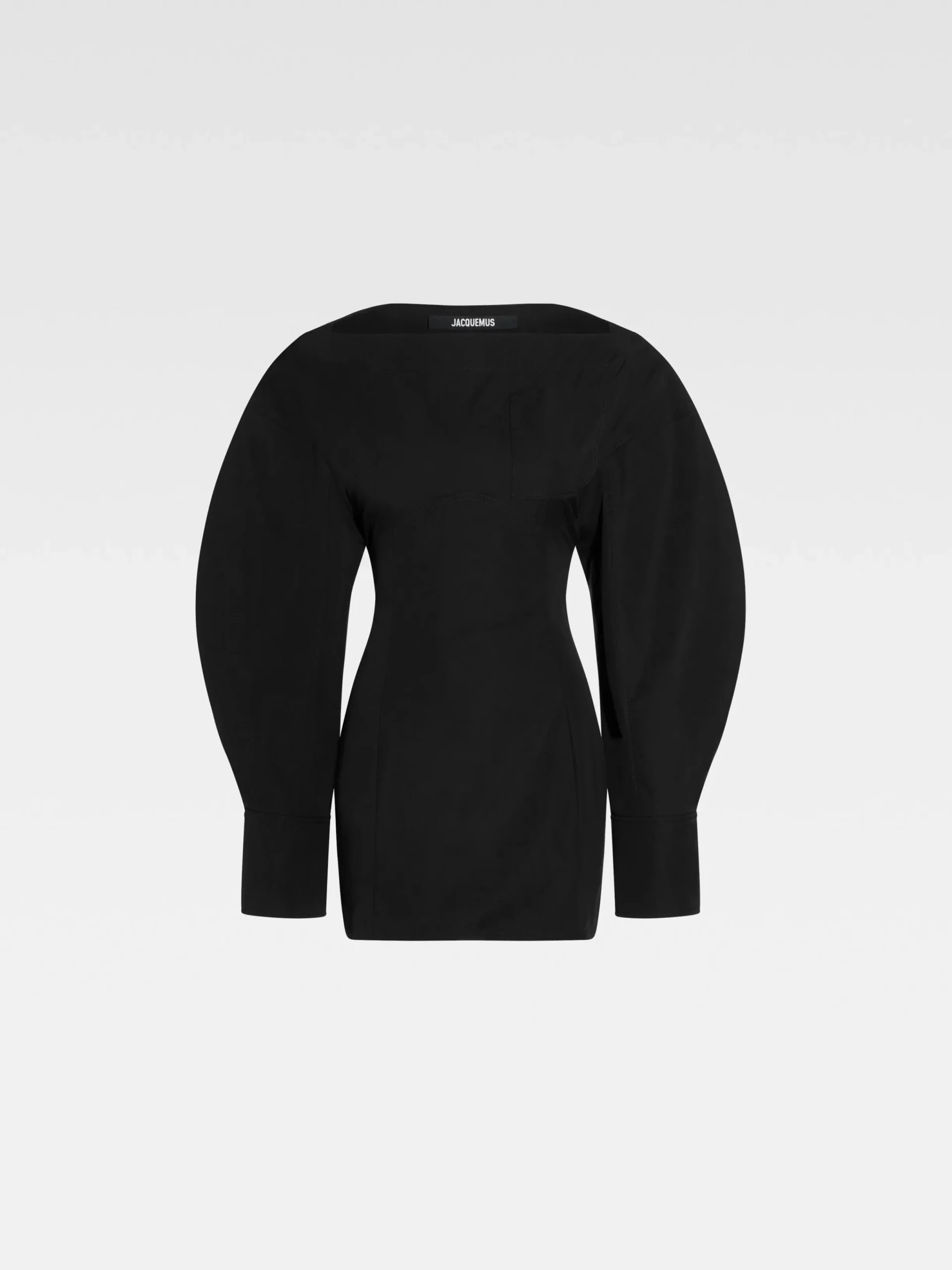 Online Jacquemus De Casaco overhemdjurk Black