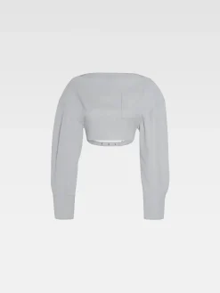 Clearance Jacquemus De Casaco top LightGrey